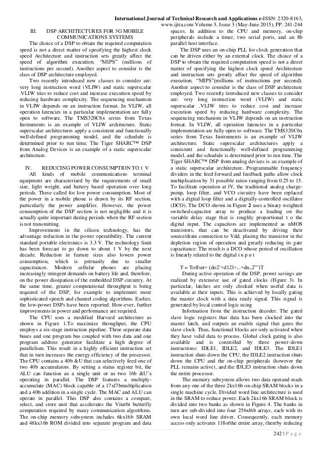 Dsp research papers ieee dsp projects